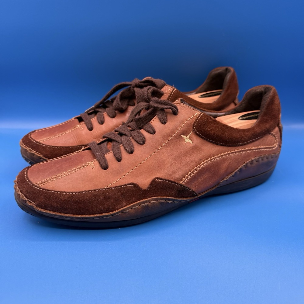 Pikolinos Fuencarral EU 45 Leather Hand Stitched Mod Designer Driving Shoes